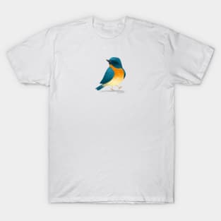 Tickells Blue Flycatcher Bird T-Shirt